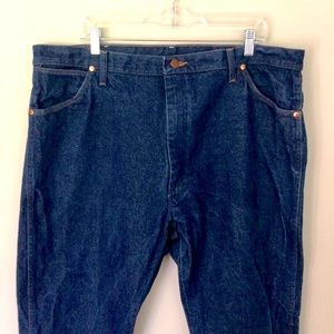 Wrangler Relaxed Fit Straight Leg Heavy Duty Hi Rise Jeans Waist 40”
